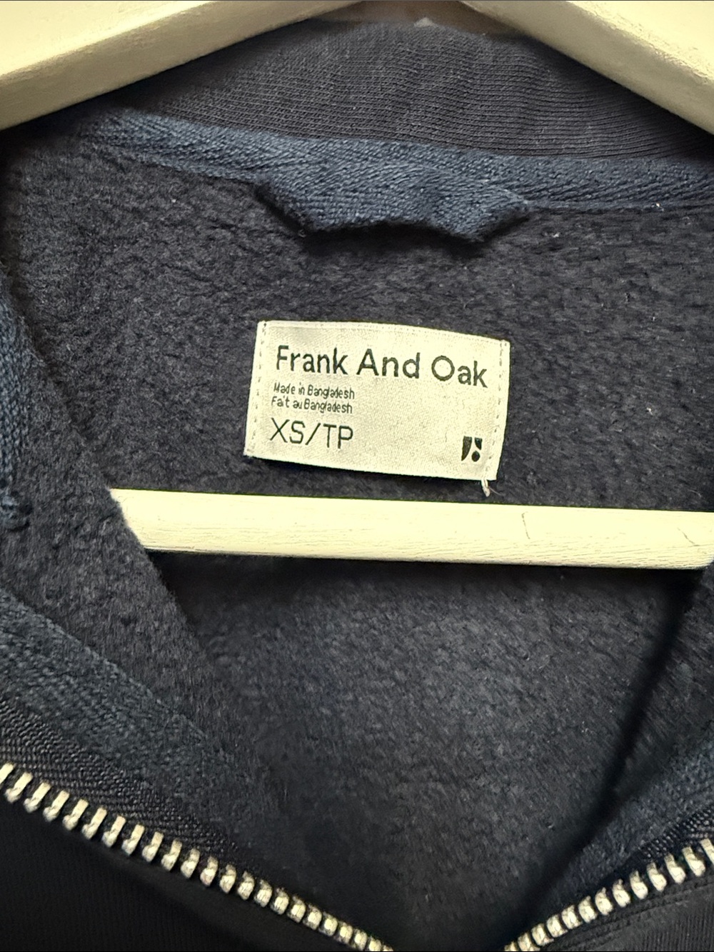 Frank & Oak 1/4 zip Sweatshirt - Picture 3 of 6